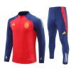 Spanje Trainings Sweatshirt Quarter-zip 2024-25 Rode - Heren